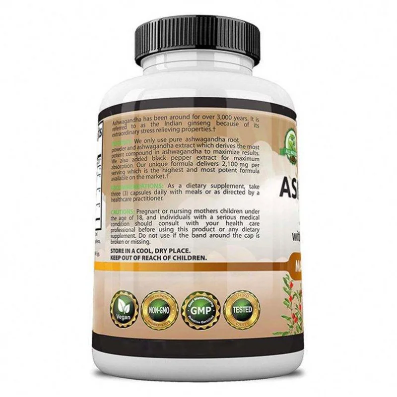 -Border Hot Sale Ashwagandha CapsulesSouth Africa Drunk Eggplant Capsules Hot Sale