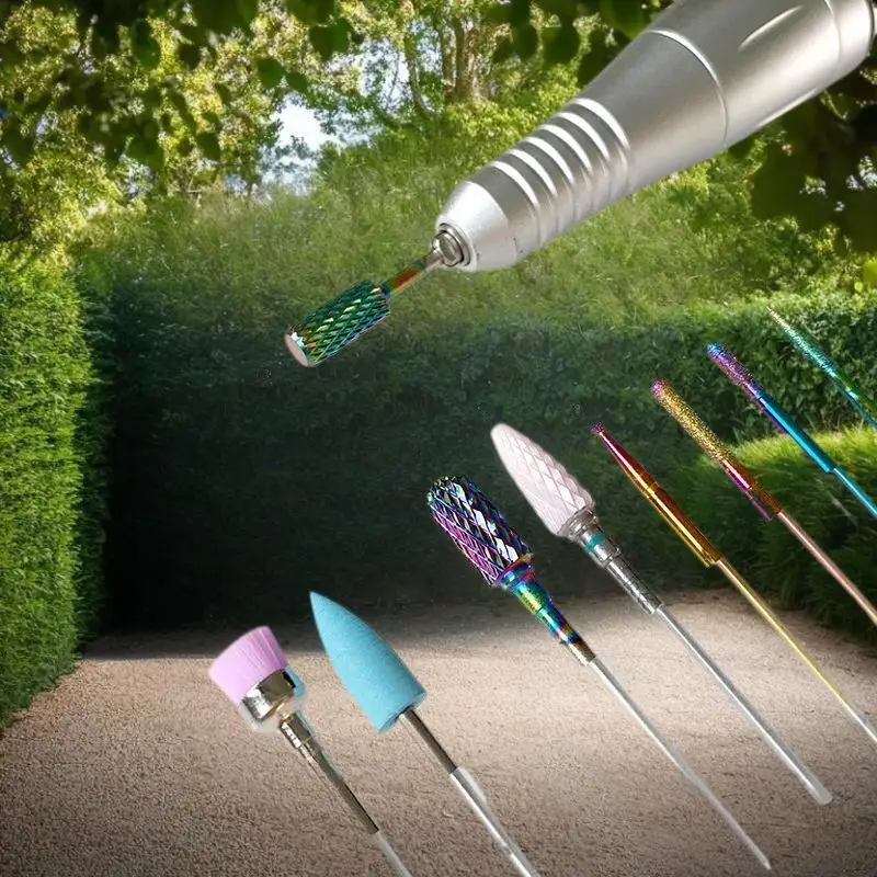 11 Teile/schachtel Professionelle Keramik Nagel Bohrer Set Elektrische Maniküre Nagel Datei Bit Für Acryl Gel Nägel Und Nagelhaut