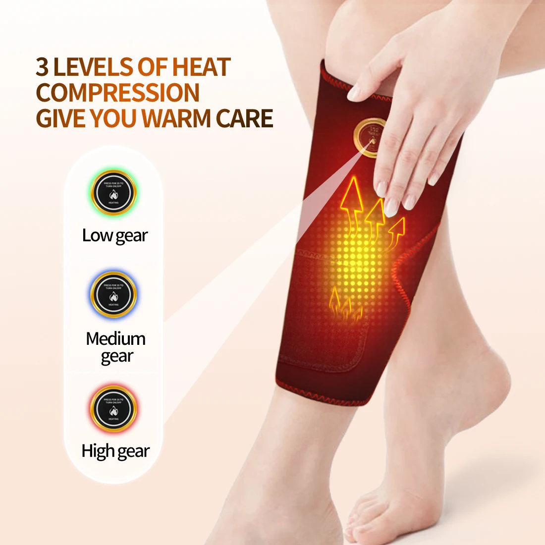 

Электрический массажер для ног с полным подогревом, регулируемая герметичность, термотерапия для илочных мышц, облегчение боли, усиление кровообращения