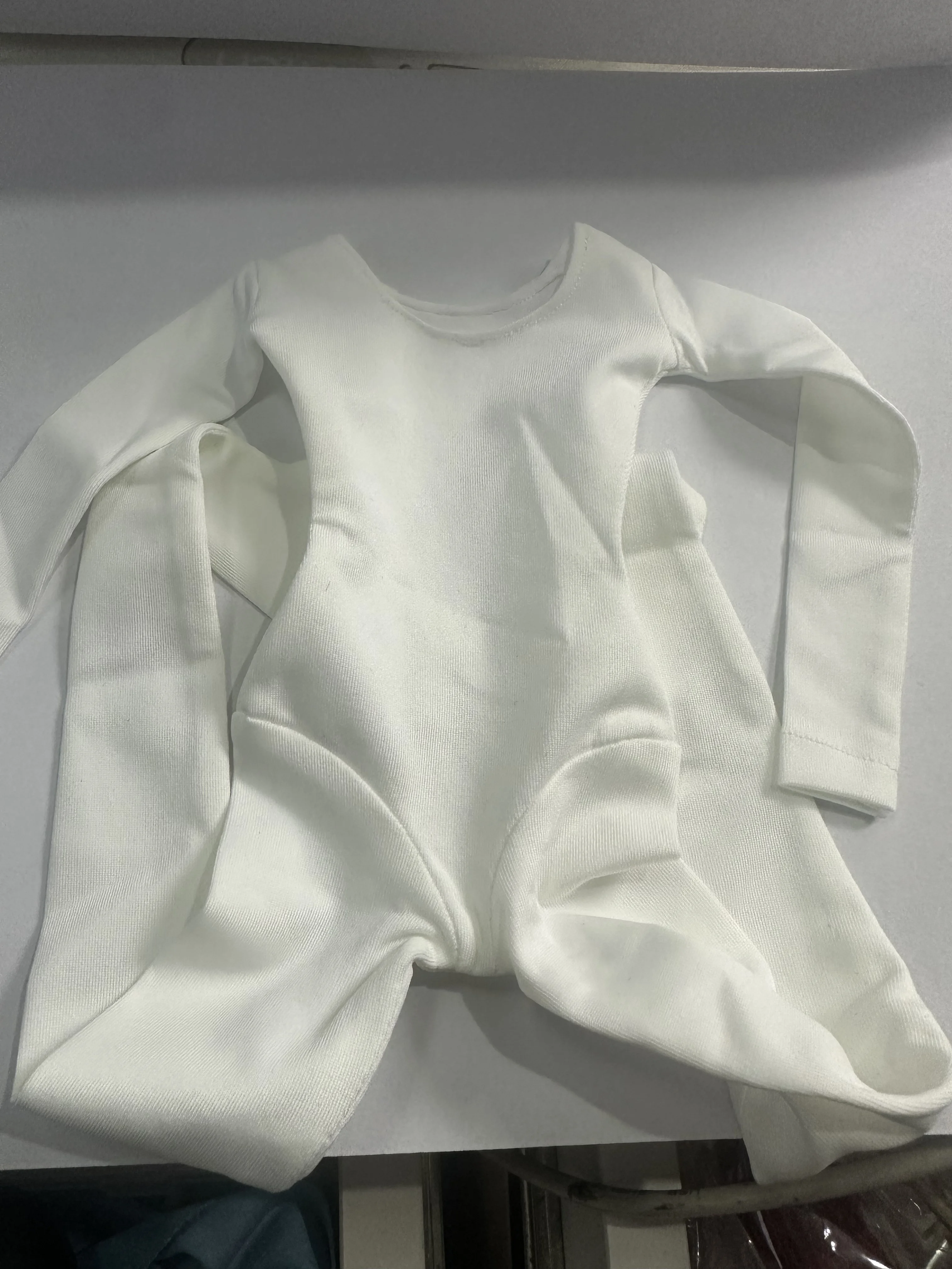 D04-B150 jouet fait main pour enfants 1/6 1/4 1/3 Uncle Big Girl Uncle ID75 80 Vêtements de poupée BJD personnalisés blanc noir Combinaison 1 pièce