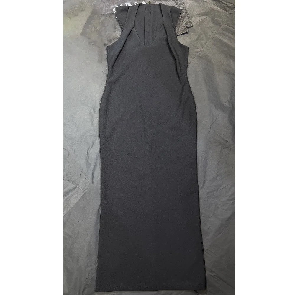 2026 vestido feminino de verão, espartilho de cetim com decote em v, vestido feminino sexy, nova moda y2k, festa, vestido longo elegante, sutiã