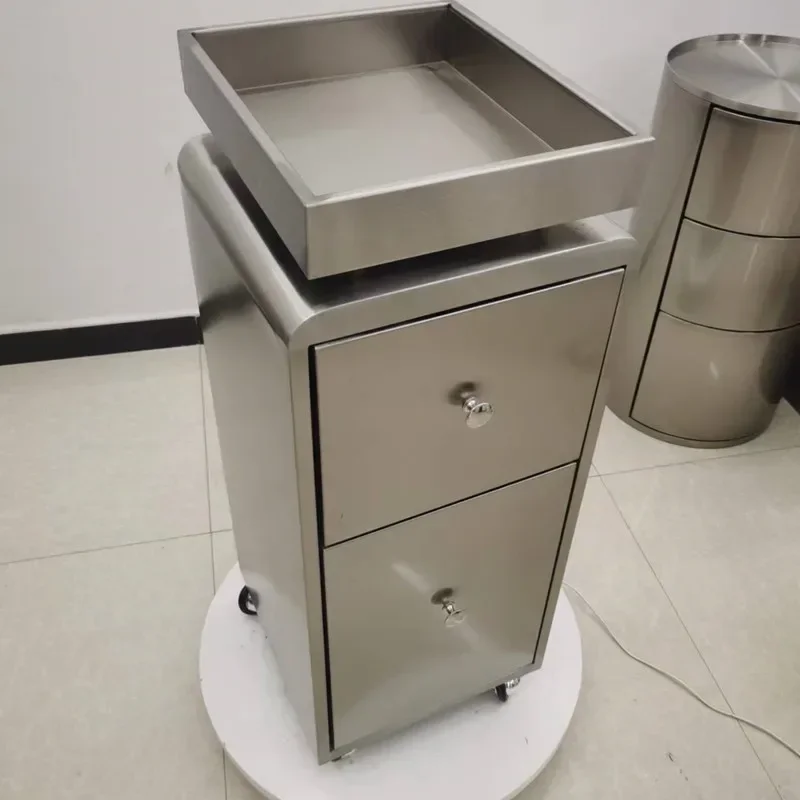 

Designer Cosmetic Salon Trolley Utility Cart Rolling Storage Salon Trolley Stylist Beauty Carrello Portaoggetti Beauty Furniture