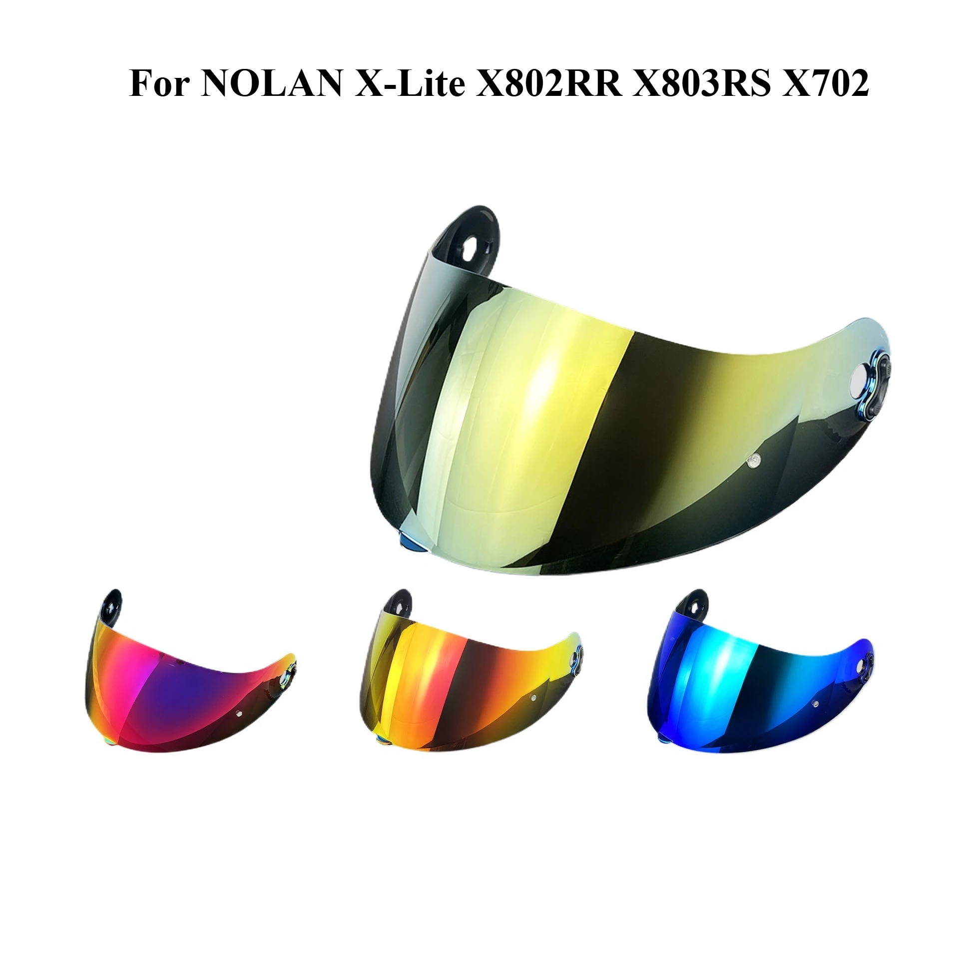 Visera de Repuesto para Casco NOLAN X-Lite X802RR X803RS X702, Protección UV400 HD Transparente Antivaho, Visera para Casco de Moto