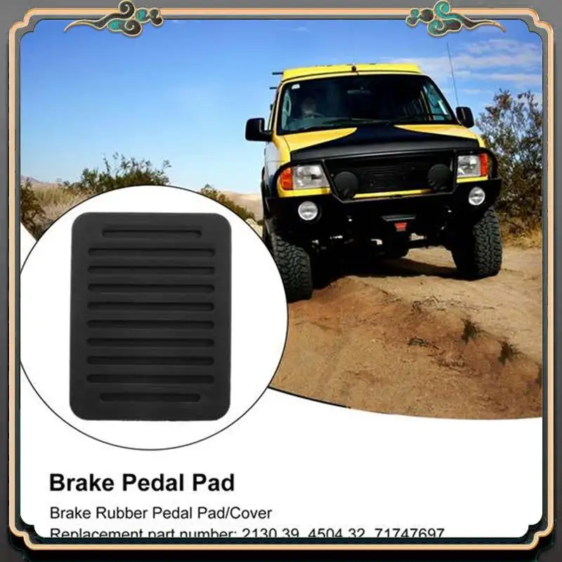 

M45K-5Pcs Car Brake Rubber Pedal Pad Cover 2130.39, 4504.32, 71747697 For Fiat Ducato Boxer Citroen Relay 2006+ Replacem