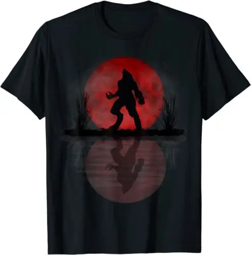 

NEW LIMITED Werewolf Under A Full Blood Moon Howling Cool T-Shirt - MADE IN USA