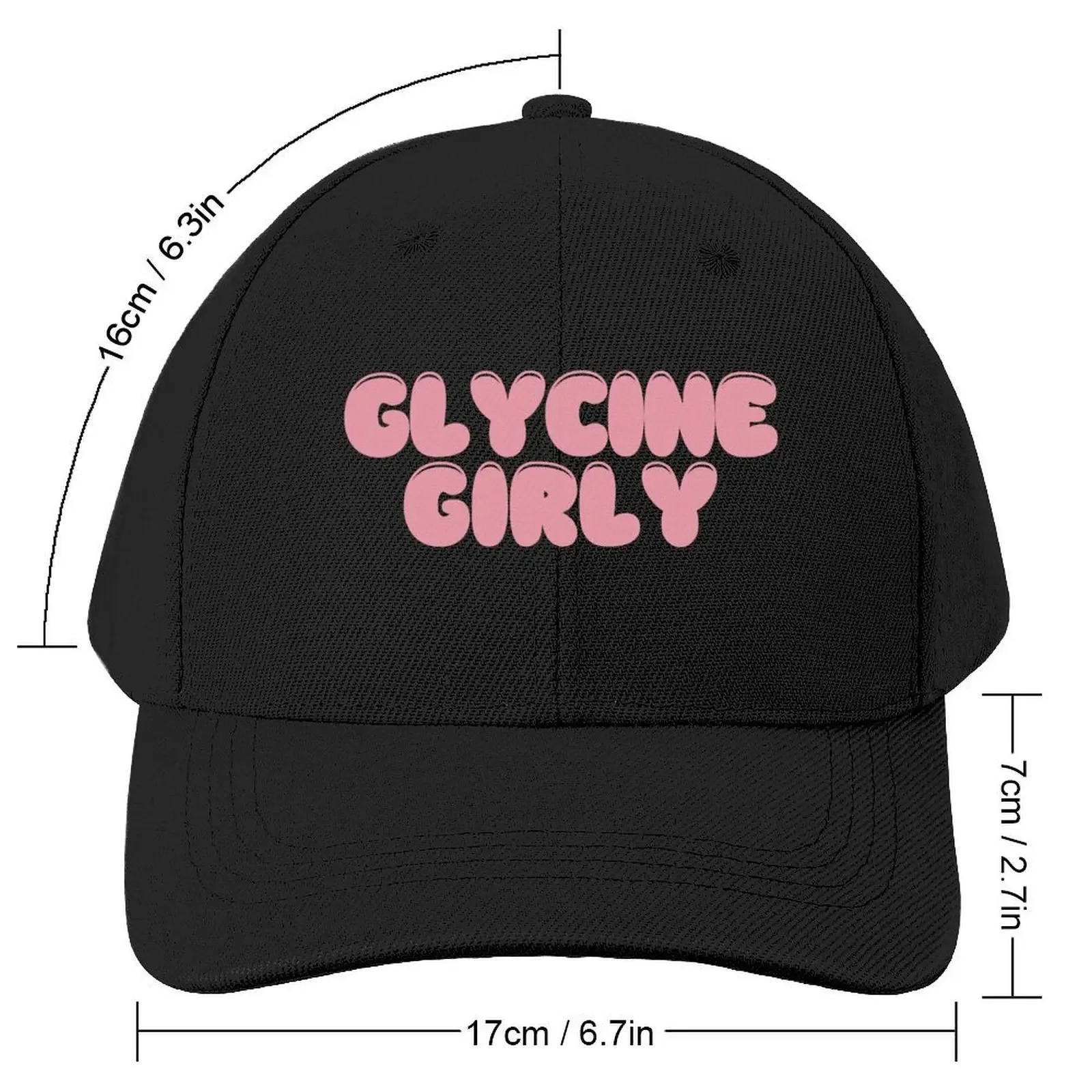 Glycine Girly Funny Quote Donghua Jinlong Baseball Cap beach hat tea Hat Men Women's