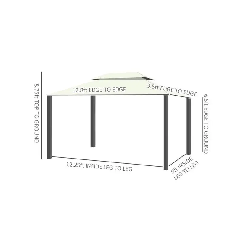 

Outdoor Portable Folding Gazebo Canopy Tent for Camping & Events
