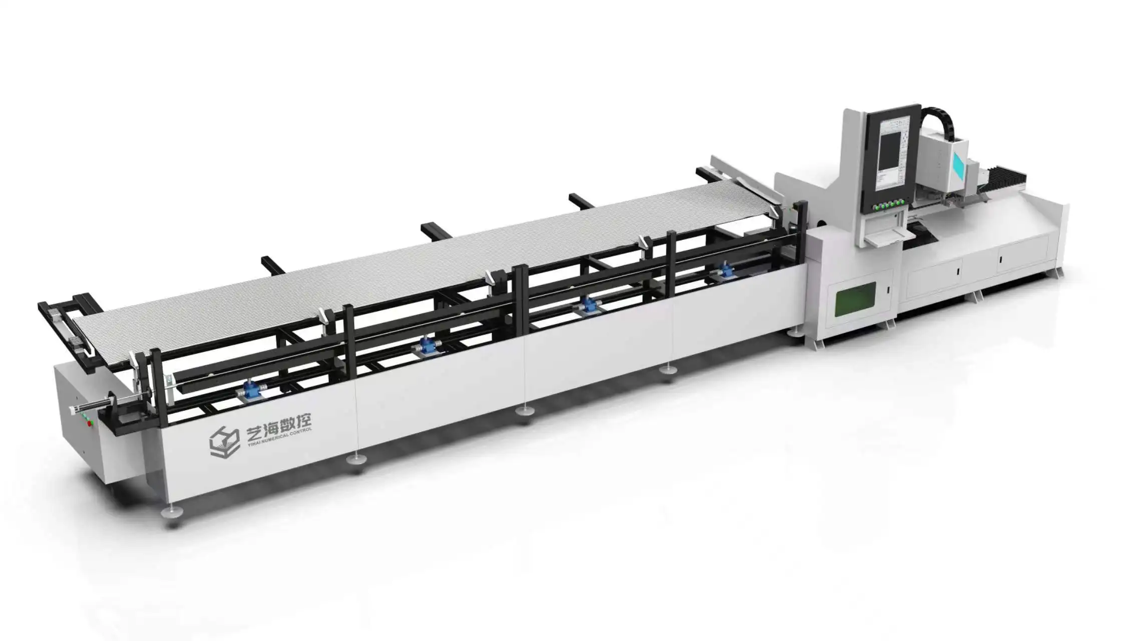 Kit Cnc Fiber pull tube Laser Cutting or cutter Machine For Metal Tube low Price with laptop