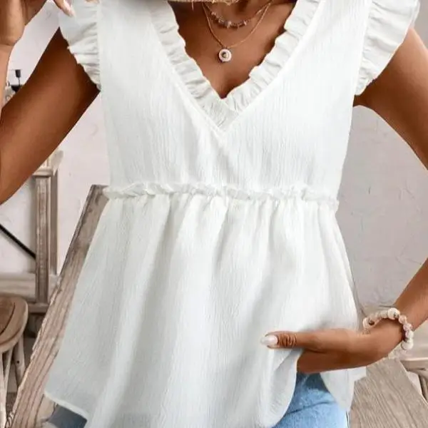 純色テクスチャ irt メンズ レディース 花柄 クロスボーダー 新作 スリーブレス カラーインナーウェア PUレザー