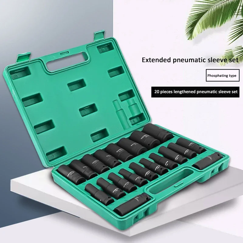 10-20Pcs 확장 소켓 헤드 8-32mm 전기 소켓 세트 텔레스코픽 소켓 헤드 자동차 유지 보수 도구 육각 확장