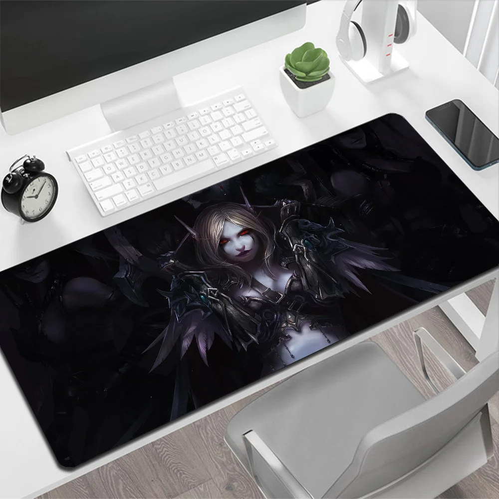 World of Warcraft Sylvanas Large Mouse Pad Gaming Mouse Pad PC Gamer Computer Mouse Mat Big Mousepad Keyboard Desk Mat Mause Pad