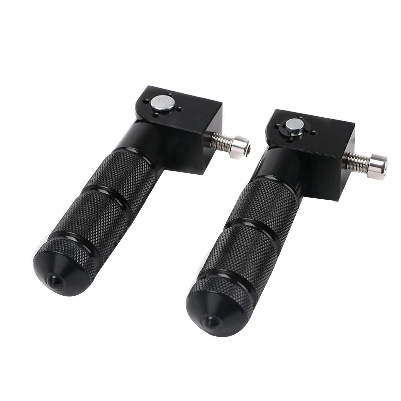 2Pcs Universal CNC Motorcycle Rear Pedal Set Foot Pegs Pedals M8 MB-BF001-BK Motorbike Parts For 8Mm Diameter