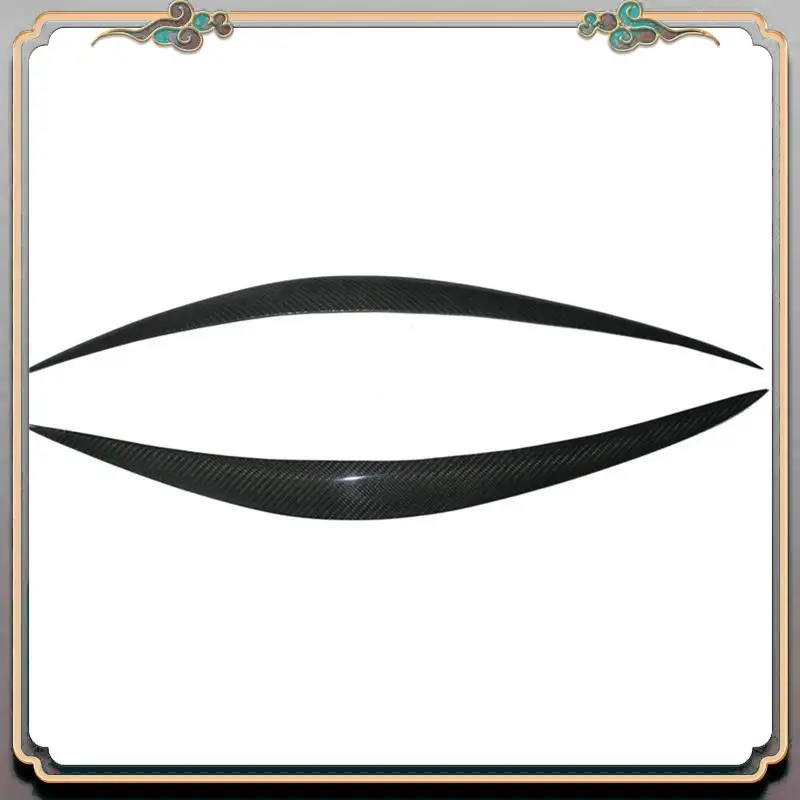 

Reliable-1 Pair Eyelids Eyebrows Lids Headlight Trim Cover Car Accessories Real Carbon Fiber For Infiniti FX35 FX37 QX70 FX50 20