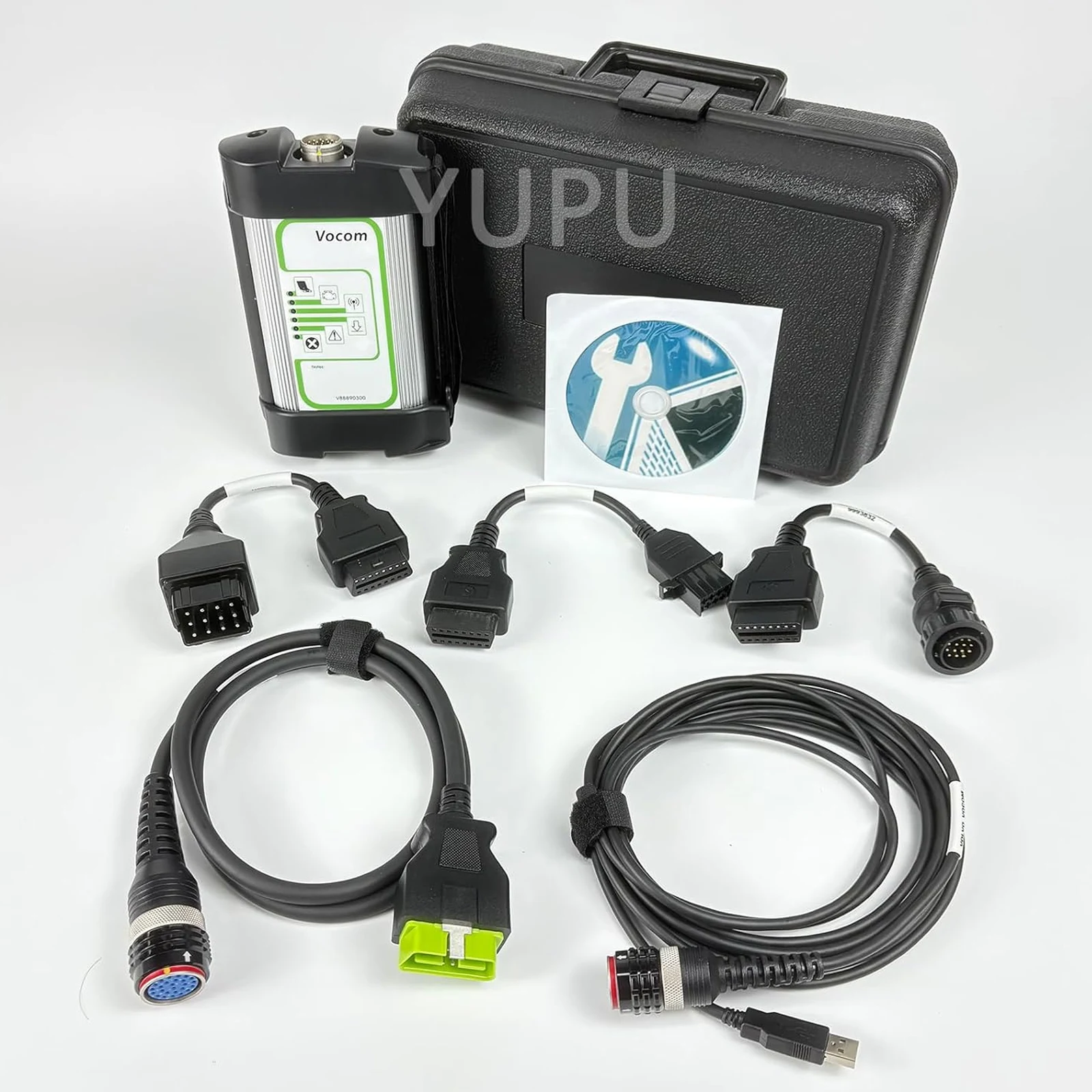 VOCOM 88890300 Interface with Laptop 7414 PTT 2.8.241 Heavy Truck Diagnostic Tool Scanner Tech Tool 2.8.241 Compatibale