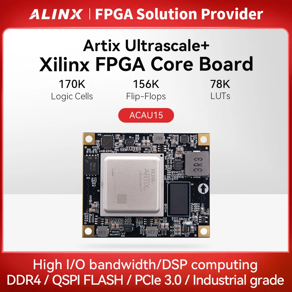 

Alinx Xilinx ACAU15 FPGA SoM с AMD Artix™UltraScale + XCAU15P