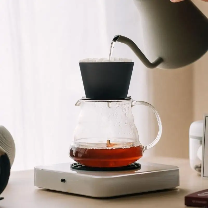 A0NC Hand Drip Cafeter Filtro filtro Profesional Verebre taza café Overing Coffee Dripper adecuado para oficina o