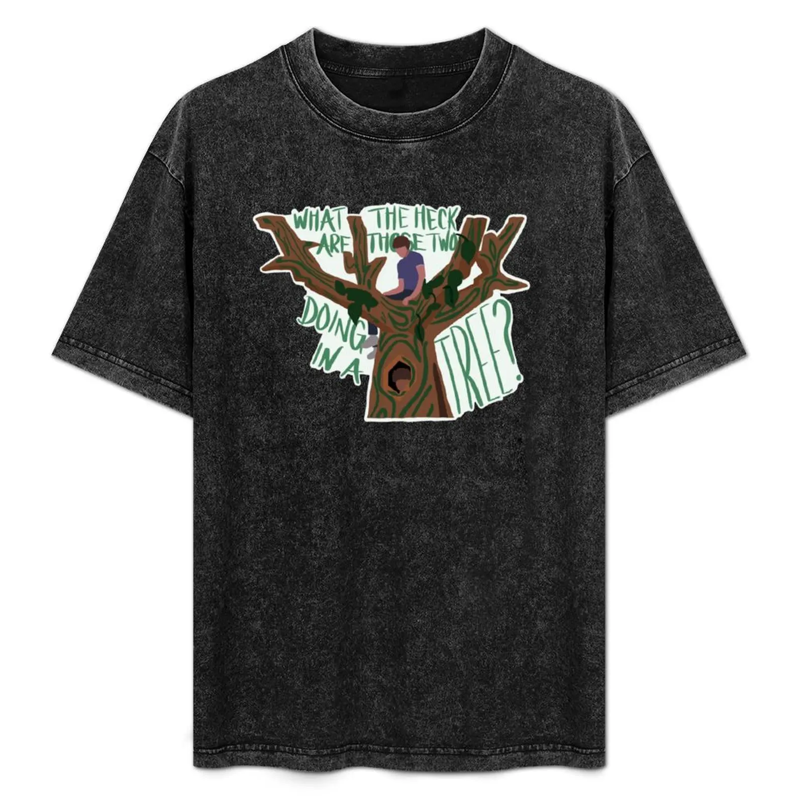 

What the heck are those two doing in a tree T-Shirt Casual Daily Outfit T-Shirt