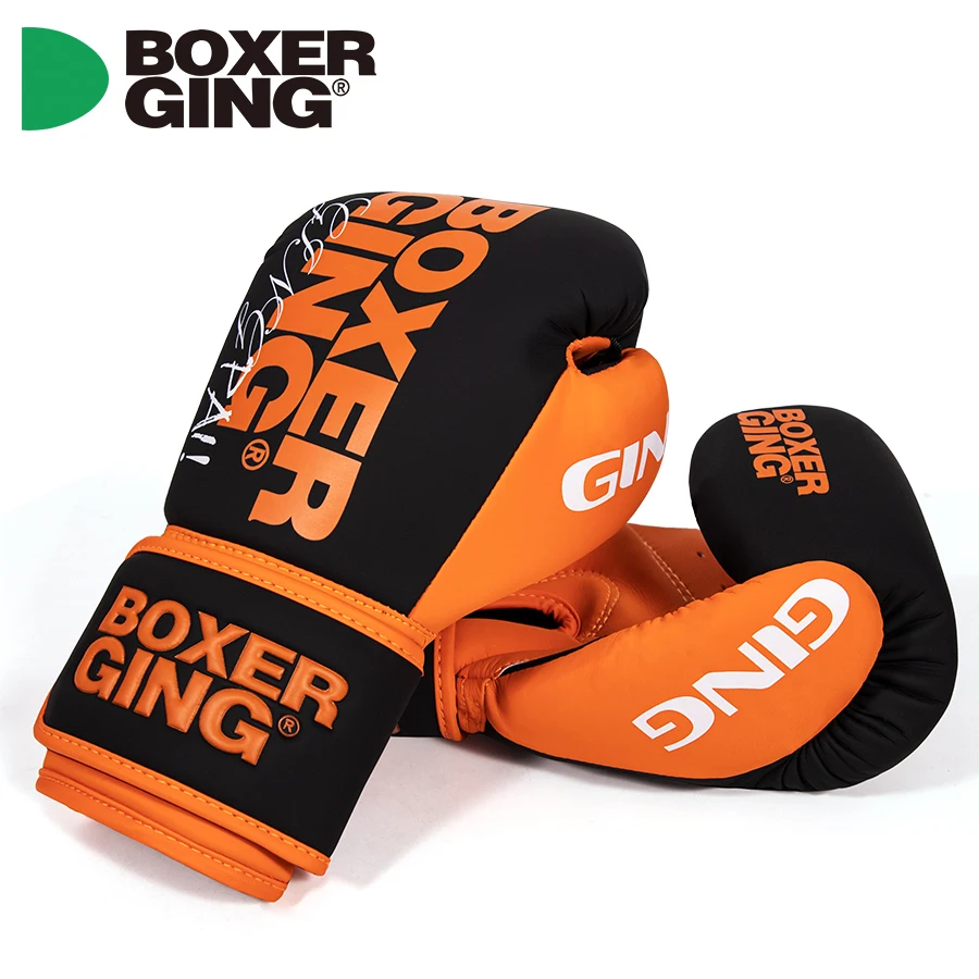 Top Quality Professional boxing gloves,adult Sanda combat gloves, male and female Muay Thai combat training, punching bag gloves