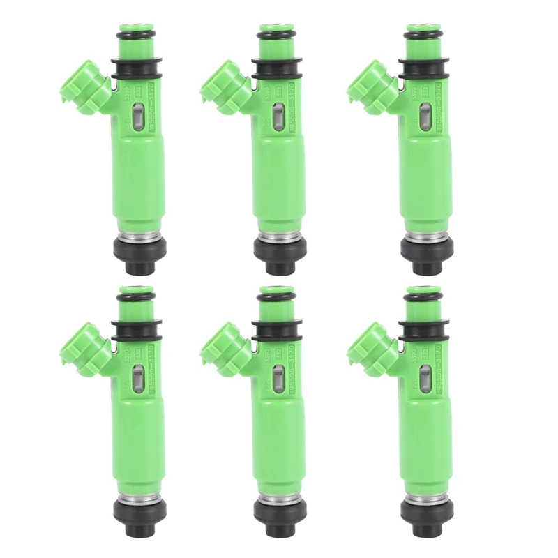 

6Pcs/Lot Fuel Injectors 195500-3170 1955003170 MD332733 For Mitsubishi Montero Sport 3.0L 6G72 1998-2003