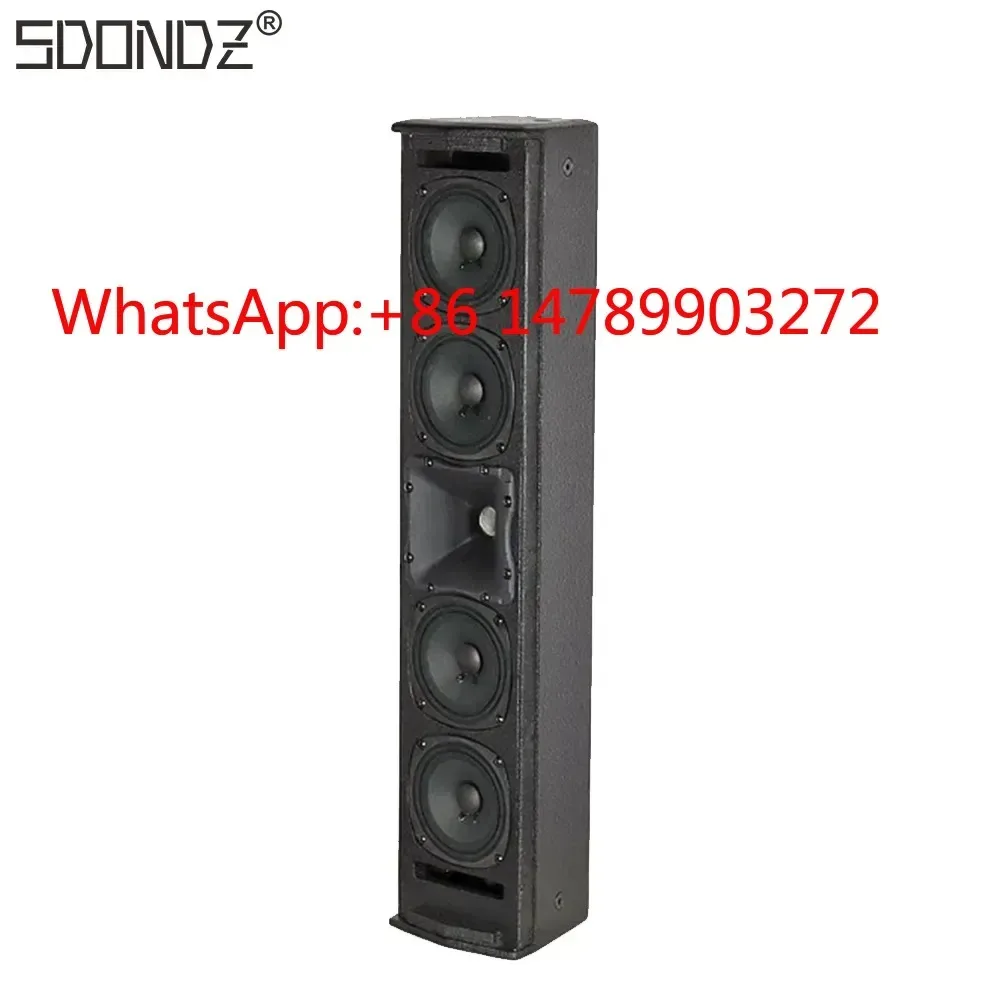 

Premium 4×4.5‑Inch Compact Passive Column Speaker Waterproof for Indoor Conference Room Stage Professional Audio System