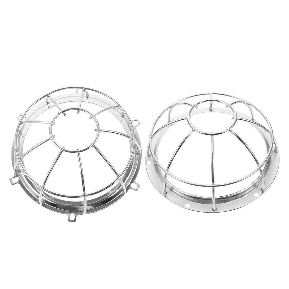

2pcs Fire Head Cover Protective Fire Sprinkler Cover Plate Guard Plate Round Aluminum Residential Cage Ceiling