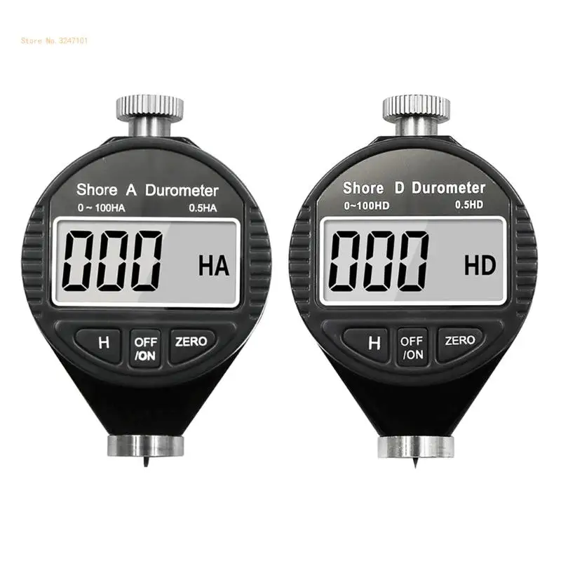 Shore DigitalRubber Flooring Plastic Hardness Tester Gauge Durometer Sclerometer Dropship