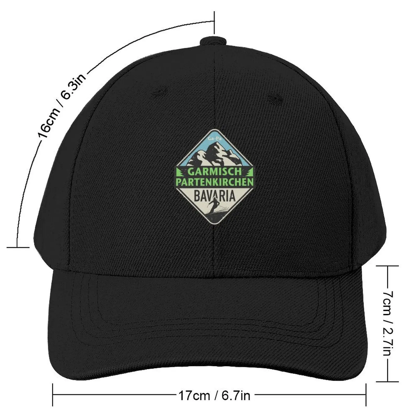 Garmisch-Partenkirchen, Bavaria, Germany Baseball Cap Ball Cap Hat Man Luxury Luxury Hat Hats For Men Women's