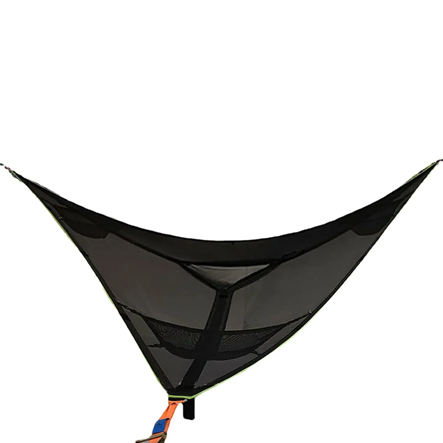 3 person tree hammock-3 point design, heavy ratchet and strap aerial cushion-hammock tree house aerial tent