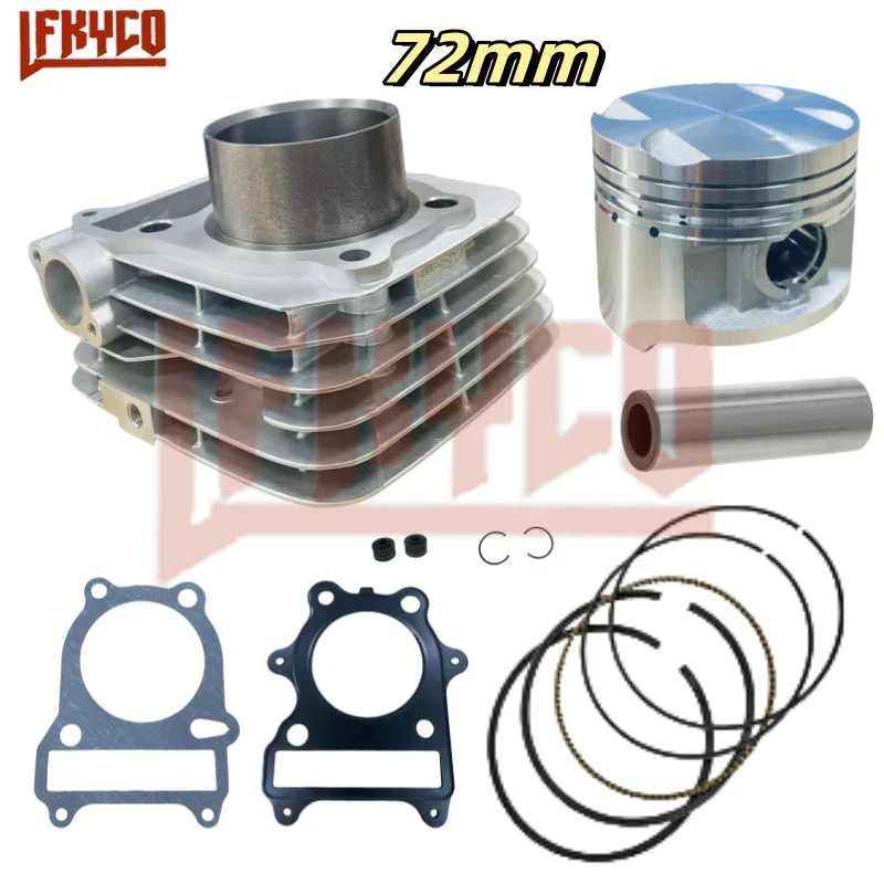 72mm Motorcycle Cylinder Kit 249CC for Suzuki GN 250 GN250 DR250 DR250S GZ250 DF250 TU250 Engine Piston Set Cam Rocker Arm Parts