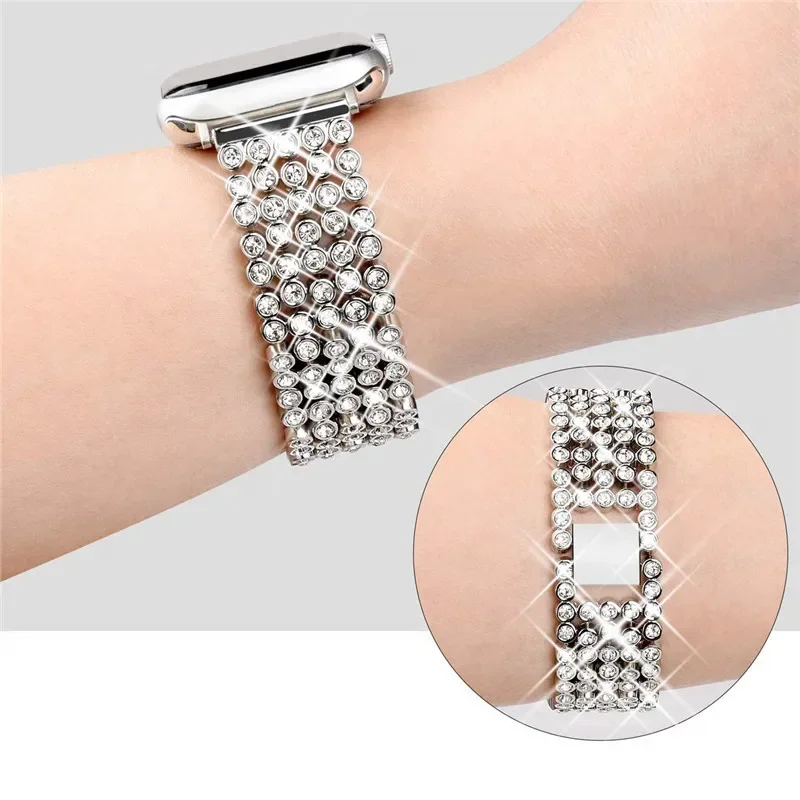 22mm Watch Band Diamond for Huawei Watch 3 GT3 GT2 46mm Metal Strap for Samsung Galaxy Watch 3 45mm Wristband Quick Release belt