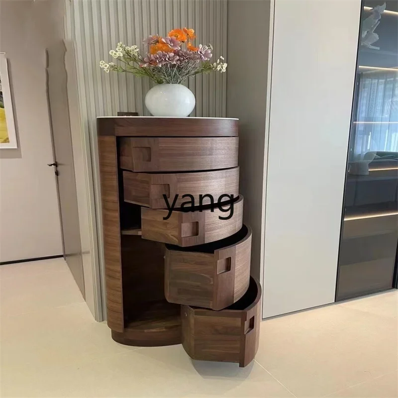 

LMMsolid wood bucket cabinet household living room wall storage simple corner cabinet storage cabinet