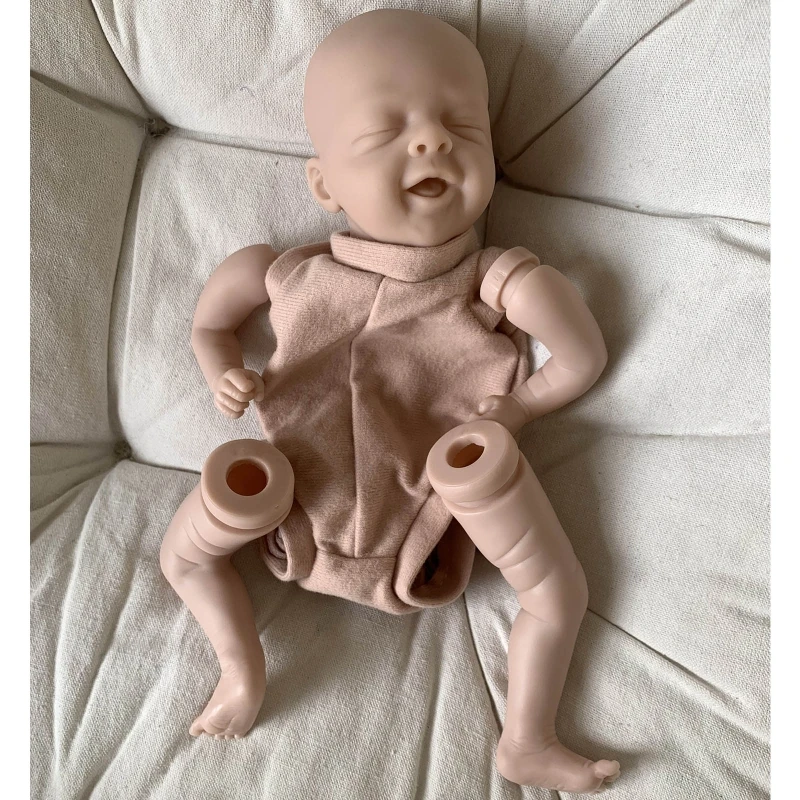 11 inches Unfinished Newborn Baby Toy Real Looking for Doll Accessories Unpainted for Doll Parts Vinyl for Doll Pleasant