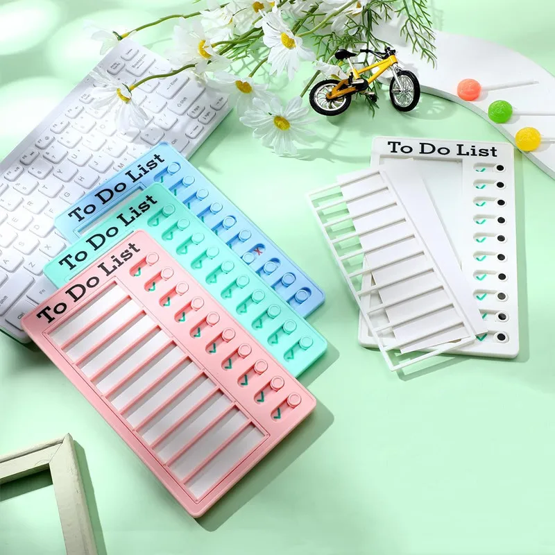 Kids Chore Chart Plastic Checklist Task Board Detachable To Do List My Chores Schedule Reminder Chart for Home Routine Planning