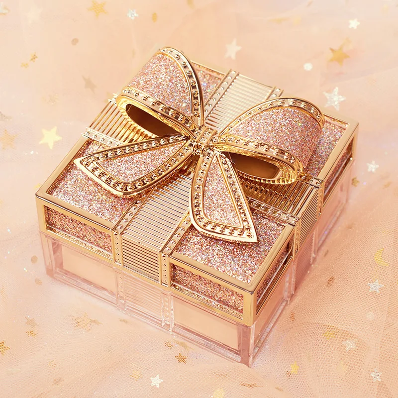 マックアンディ 2色展開 ルースパウダー 透明仕上げパウダー 防水 コスメパフ付き フェイス仕上げセッティング用