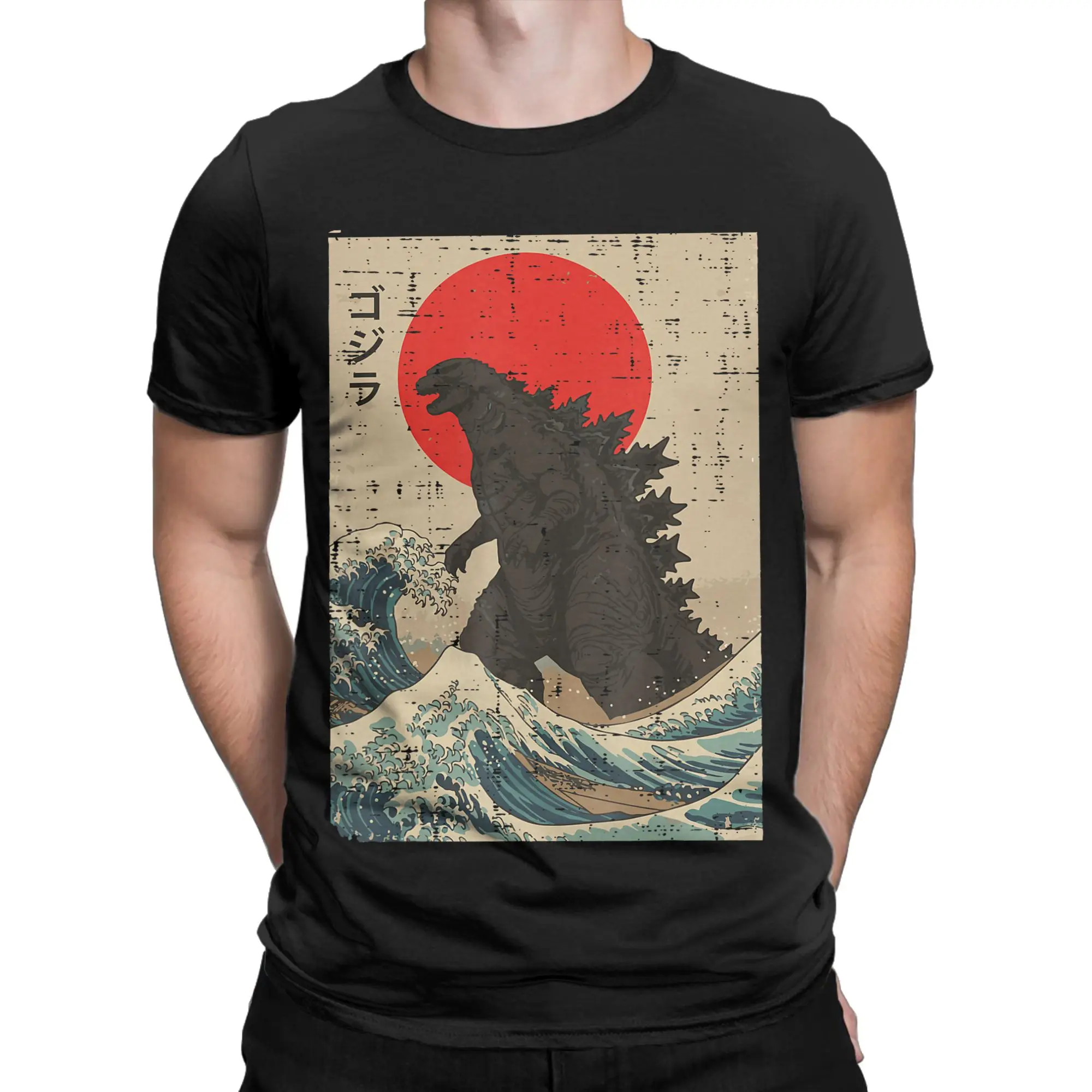Godzilla T Shirt Summer  Y2K Fun T Shirts Cotton Fashion Tshirt For Man Short-Sleeved Print Top Tees - view 2