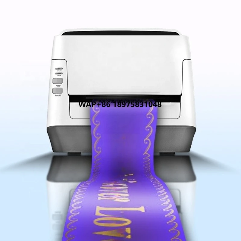 

Printing Machine for Flower Shop Using Taffeta Digital Hot Foil Printer
