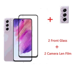 For Glass Samsung Galaxy S23 FE Tempered Glass Front Glass For Galaxy S23 S21 S22 FE 5G HD Film Screen Camera Protector Glass