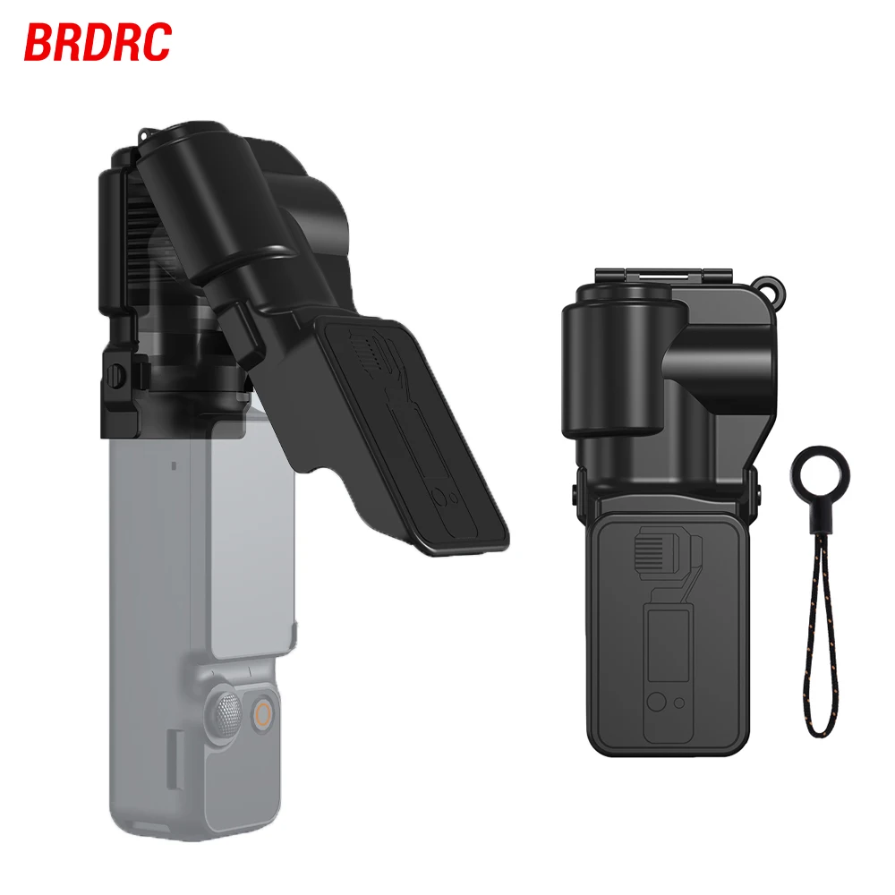 BRDRC Protective Cover for DJI Osmo Pocket 3 Camera Accessories Flip-top Scratch-resistant Shell Lens Cap