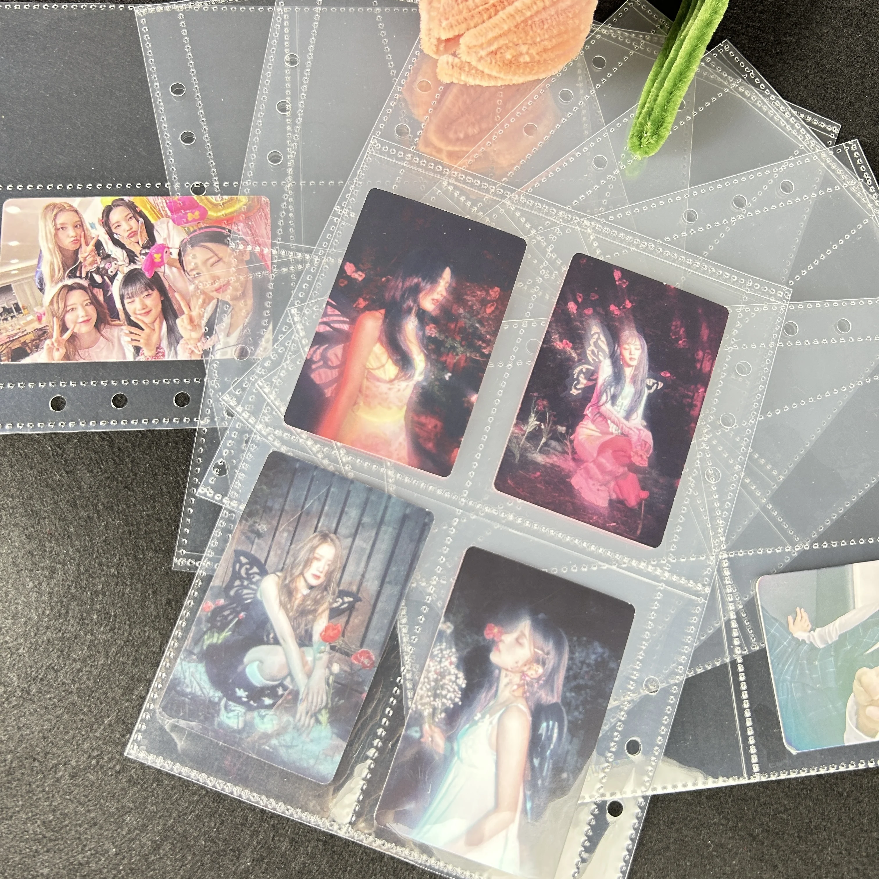 A5 Photocard Binder Cover Kpop Photo Album Simple Card Binder Collect Book Loose-leaf Photocard Album Kpop Card Binder