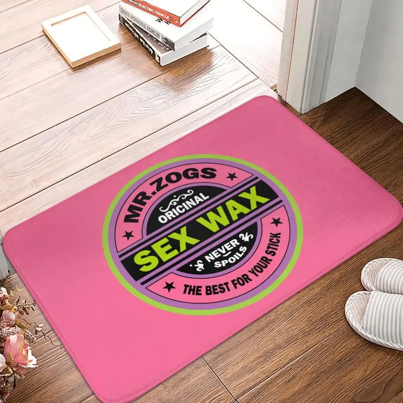 Mr Zogs Surfing Sex Wax Front Door Floor Entrance Mats Indoor Kitchen Bathroom Doormat Bedroom Carpet Rug