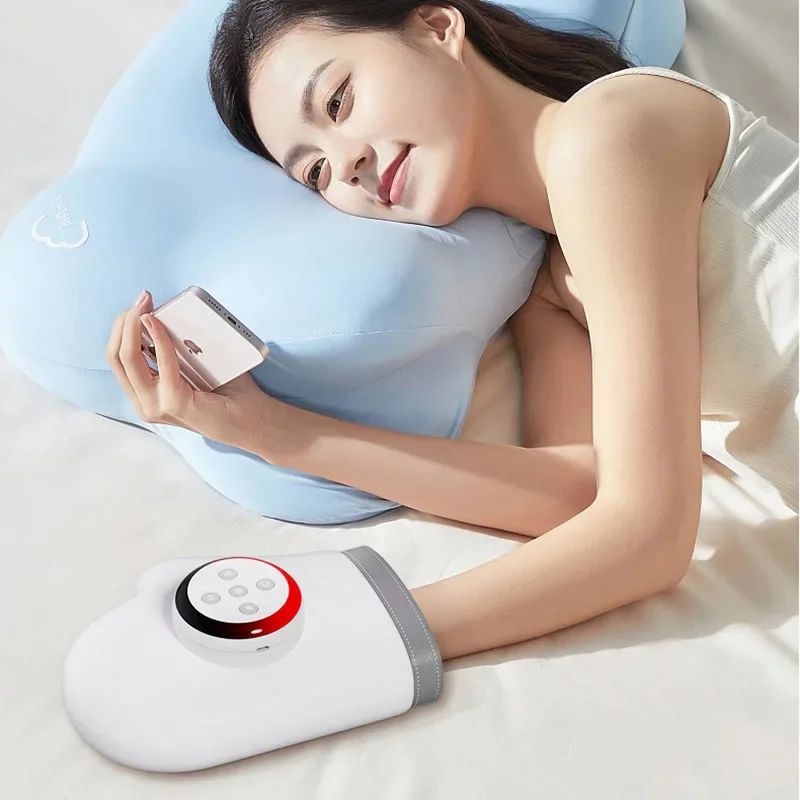 Air Pressure Hand Massager Hot Compress Finger Joint Electric Wrist Massager Kneading and Pressing Hand