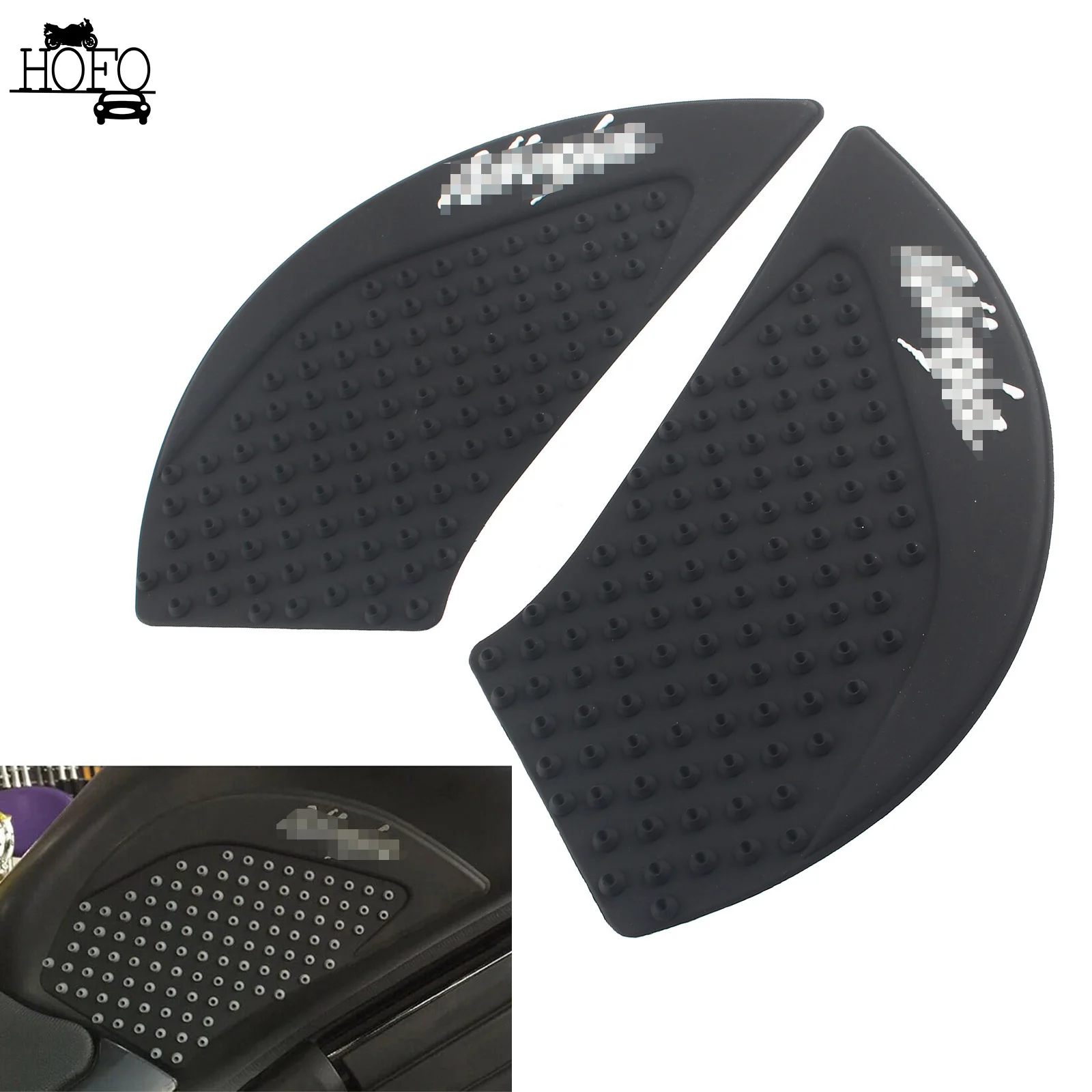 Tank Traction Pads Anti Slip Sticker For Kawasaki Ninja 650 2017- Motorcycle Side Decal Gas Knee Grip Protector Glue S