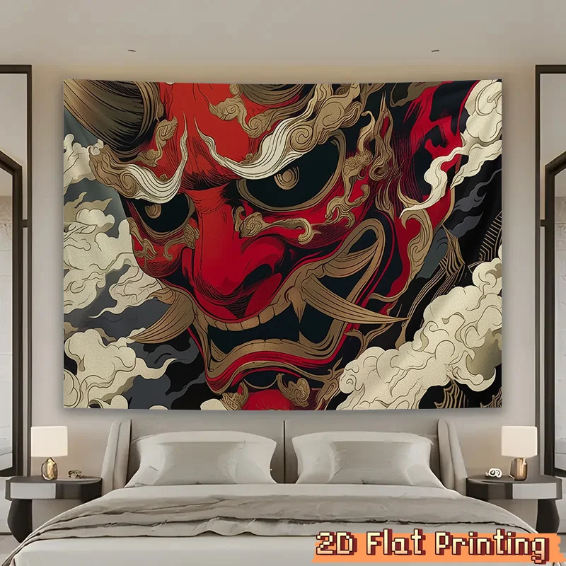 Japanese traditional art Digital printing polyester wall tapestry suitable for use in living rooms bedrooms offices bars party