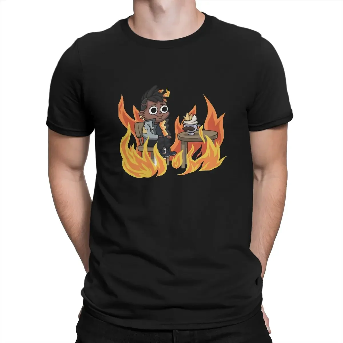 

Novelty Trendy Fullface Round Collar TShirt VALORANT Game Polyester TShirt for Men Phoenix Spray Soft Casual Tee T Shirt 2024