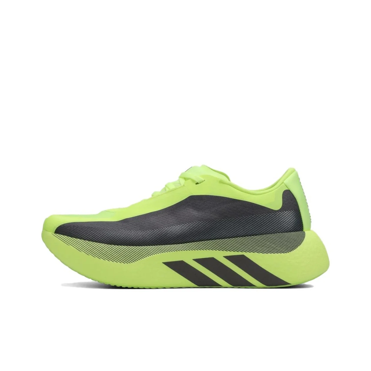 Adidas Hyperboost Edge Running Shoes Men's Low Top Neon Green KI4413