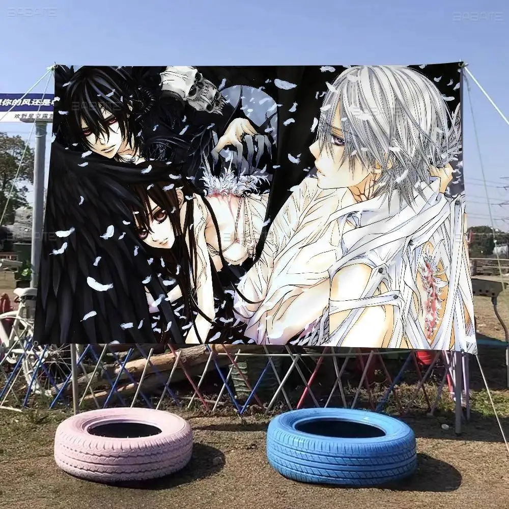 Anime V-Vampire Knight Large Size Shop Art Promotion Advertising Booth Flag Hanging Banners