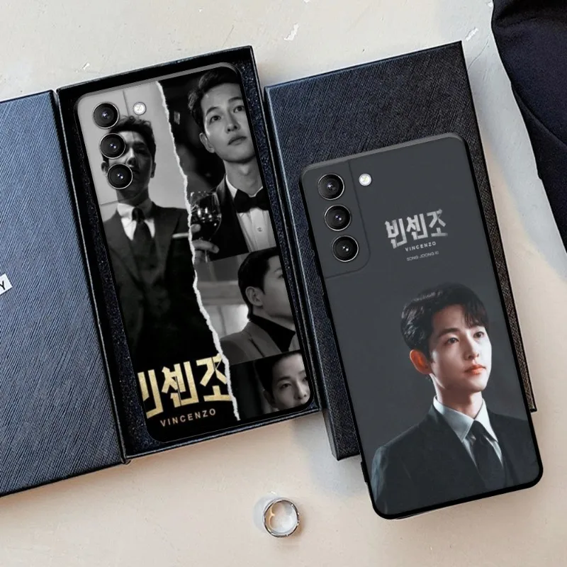 Vincenzo TV Song Joong Ki  Phone Case For Samsung Galaxy S22 23 21 S20 FE Ultra S10 S9 S8 Plus S10e Note 20Ultra 10Plus Cover