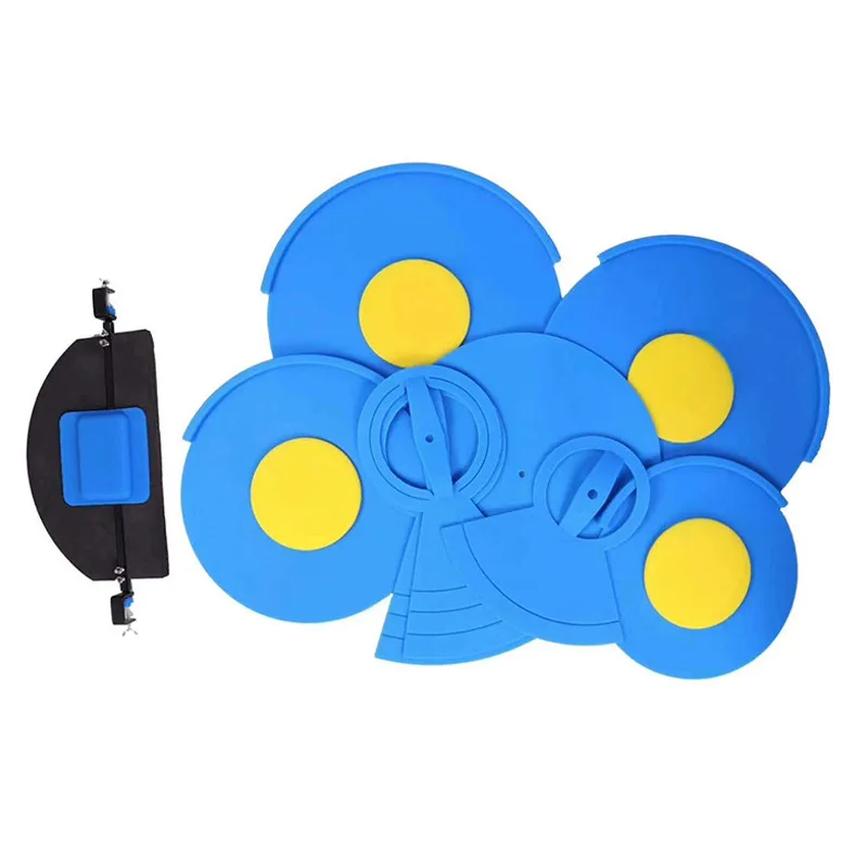 

Барабанный глушитель, 5 барабанов, 4 тарелки, силиконовый набор звукоизоляционных подушечек, оптовая продажа