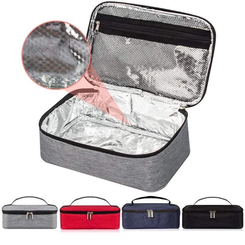 

Square Portable Lunch Bag Insulated Lunch Box Bag Aluminum Foil Thickened Lunch Box Bag Suitable for Students and Office Workers