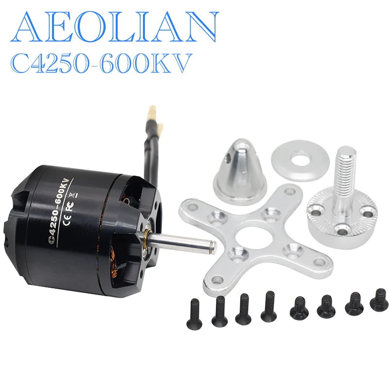 

DIY RC New Aeolian 5mm shaft 4250 600kv RC airplane outrunner brushless motor